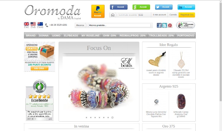 Oromoda.net gioielleria online
